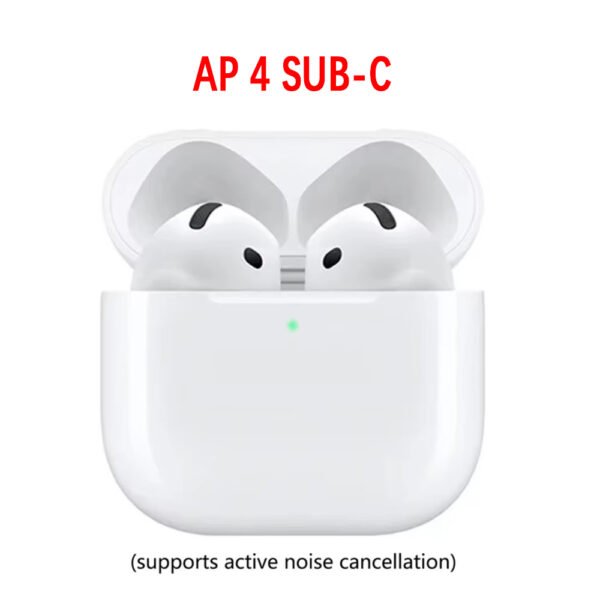 AP 4 ANC Wireless Bluetooth Headphones APods 4 Active Noise Cancelling Headset Transparency Hifi Sound GPS Handfree Earphone For IOS 18