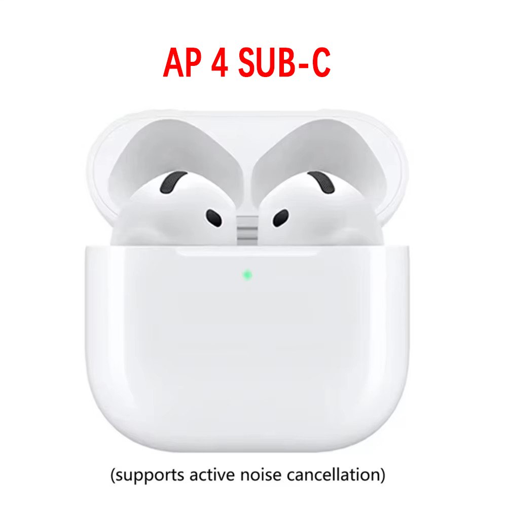 AP 4 ANC Wireless Bluetooth Headphones APods 4 Active Noise Cancelling Headset Transparency Hifi Sound GPS Handfree Earphone For IOS 18