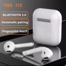 100pcs Original Air 2 TWS Bluetooth Headphones Wireless Headset New i12 Pods 2nd Generation Earphone With Charing Box Mic Free Shipping