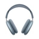 Max 2 Pro ANC Wireless Bluetooth Earphones Matel Case Active Noise Cancelling Headset Transparency Saptail Gyroscope GPS Headphones - Blue