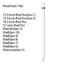 iPad Pro stylus (first, second, and third generation) capacitive stylus, Apple Pencil tablet stylus. - AP pencil Gen 1