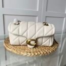 COACH Tabby 20 Quilted  Chain Bag | Luxury Mini Shoulder & Crossbody Bag - white