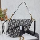 style Classic Oblique Saddle Bag, Retro Versatile Shoulder & Crossbody Bag