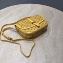 Goyard Classic Blue Monogram Messenger Bag, Adjustable Crossbody & Shoulder Bag - yellow