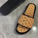 Classic Monogram Slide Sandals, Unisex Casual Slippers - Orange