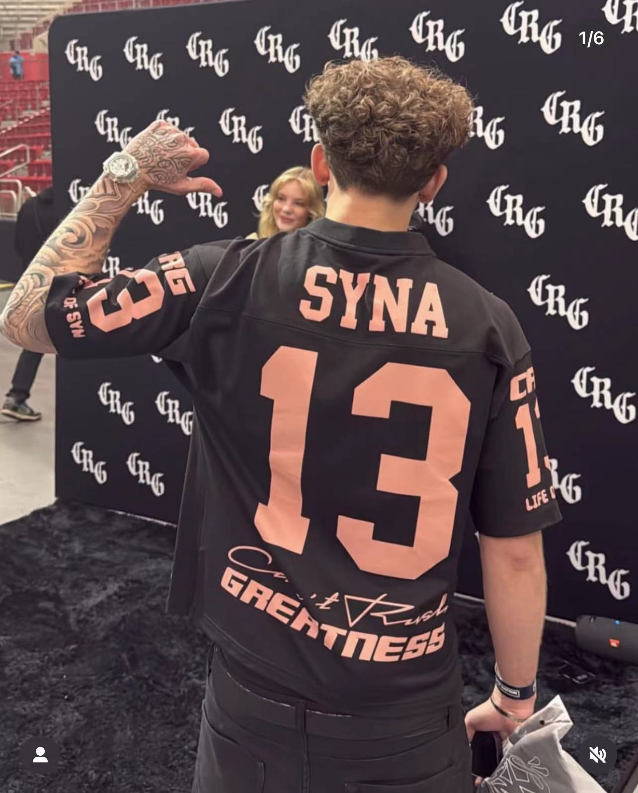 Black Pink Streetwear Jersey Syna World "13" Hip Hop T-Shirt - Image 5