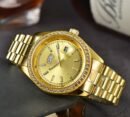 Luxury Men Classic Datejust Watch, Three Diamond Markers, Hot Sale Stainless Steel Business Wristwatch