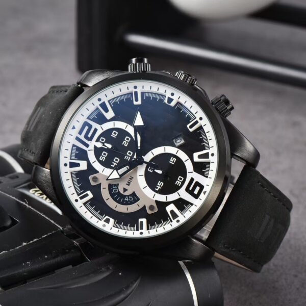 New Stylish Belt Strap Watch | TA Brand 6-Dial Multifunctional Men’s Mechanical Watch