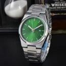 Fashion Business Men's 3 Hands Quartz Watch, Multifunctional Minimalist Versatile Wristwatch - Green