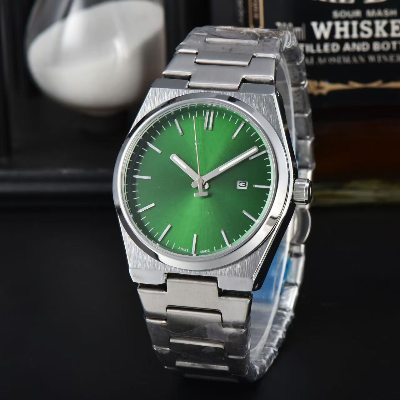 Fashion Business Men's 3 Hands Quartz Watch, Multifunctional Minimalist Versatile Wristwatch - Image 3
