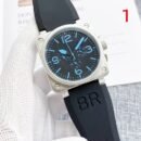 Trendy Men's 6-Hands Automatic Mechanical Watch, Business Casual Multifunctional Waterproof Chronograph Watch - Blue
