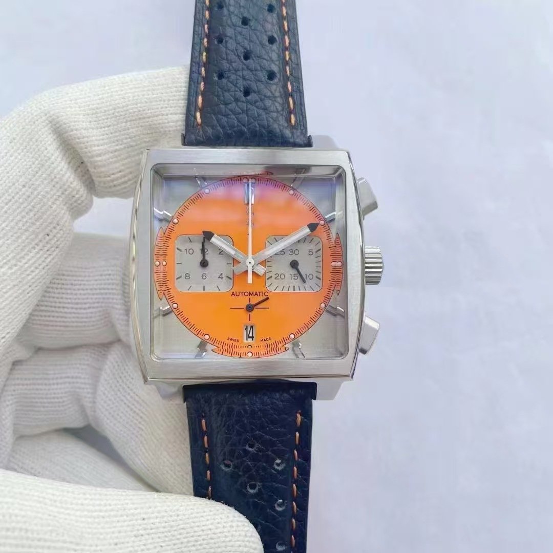 High Quality Business Men Quartz Wristwatch, All Steel Multi-Function 6-Hands Chronograph Luminous Date Watch - Image 6