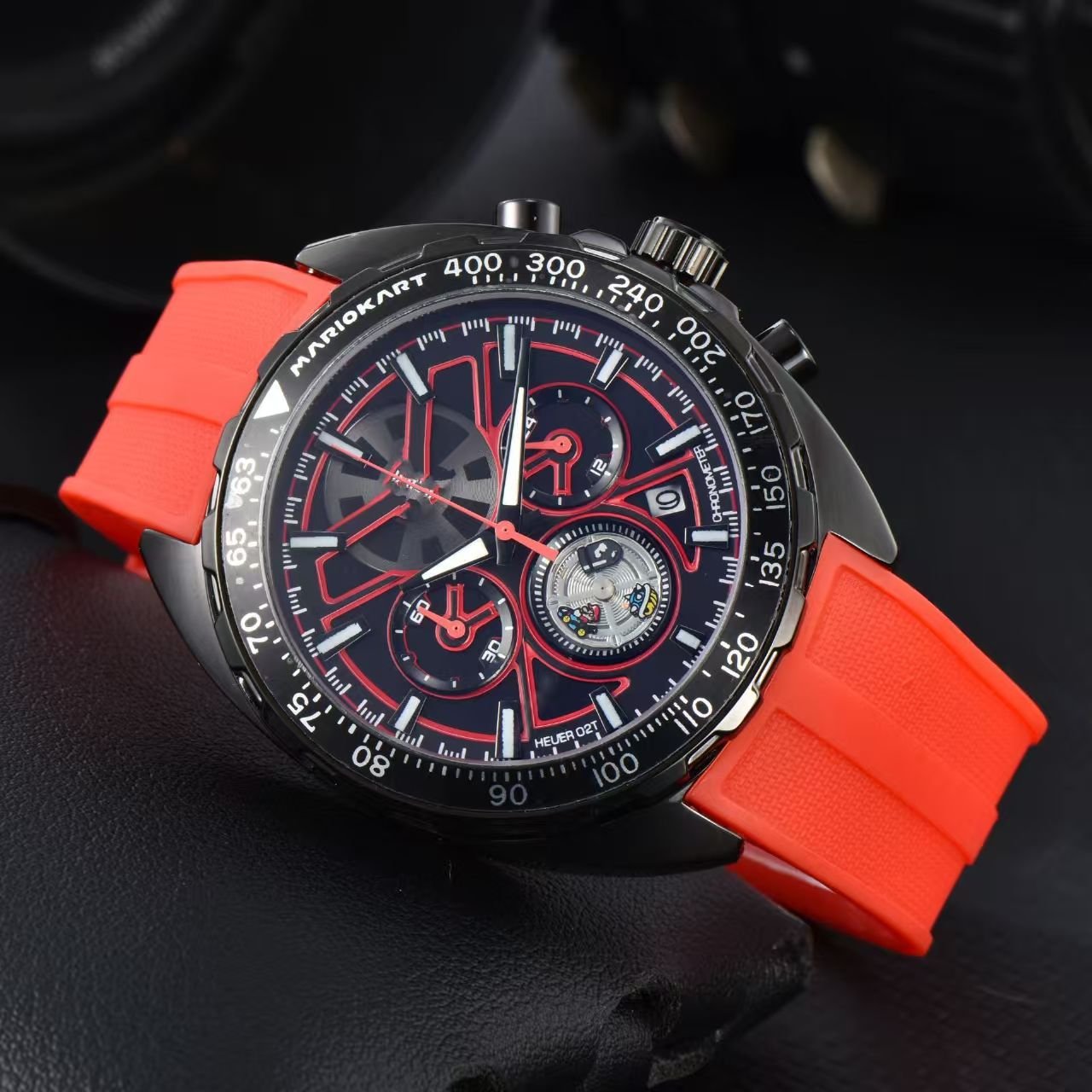 Sports Business Men Multifunctional Chronograph Watch, YP Style Waterproof Steel Band Wristwatch - Image 7