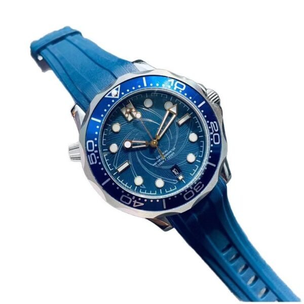 Ocean Style Men Automatic Mechanical Watch, Luminous Markers Waterproof Fashion Diving Wristwatch