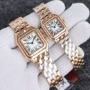 Fashion Leopard Series Ladies Quartz Watch, Stainless Steel Band Waterproof Business Casual Women Wristwatch