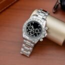 Classic Business Style Men Quartz Watch, Waterproof Steel Band Luxury Versatile Daily Wristwatch