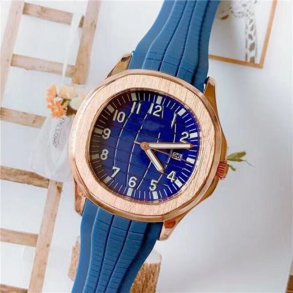 Fashion Luxury Silicone Strap Wristwatch, FL Style Multifunctional Waterproof Casual Sports Quartz Watch for Men