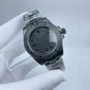 Luxor Style Trend Men Luminous Calendar Waterproof Silicone Band Fashion Quartz Watch - Black