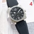 Trendy Men's 6-Hands Automatic Mechanical Watch, Business Casual Multifunctional Waterproof Chronograph Watch - Black