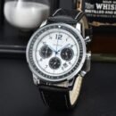 New WISH Fashion Business Men Wristwatch Casual Versatile Quartz Waterproof Watch - Black
