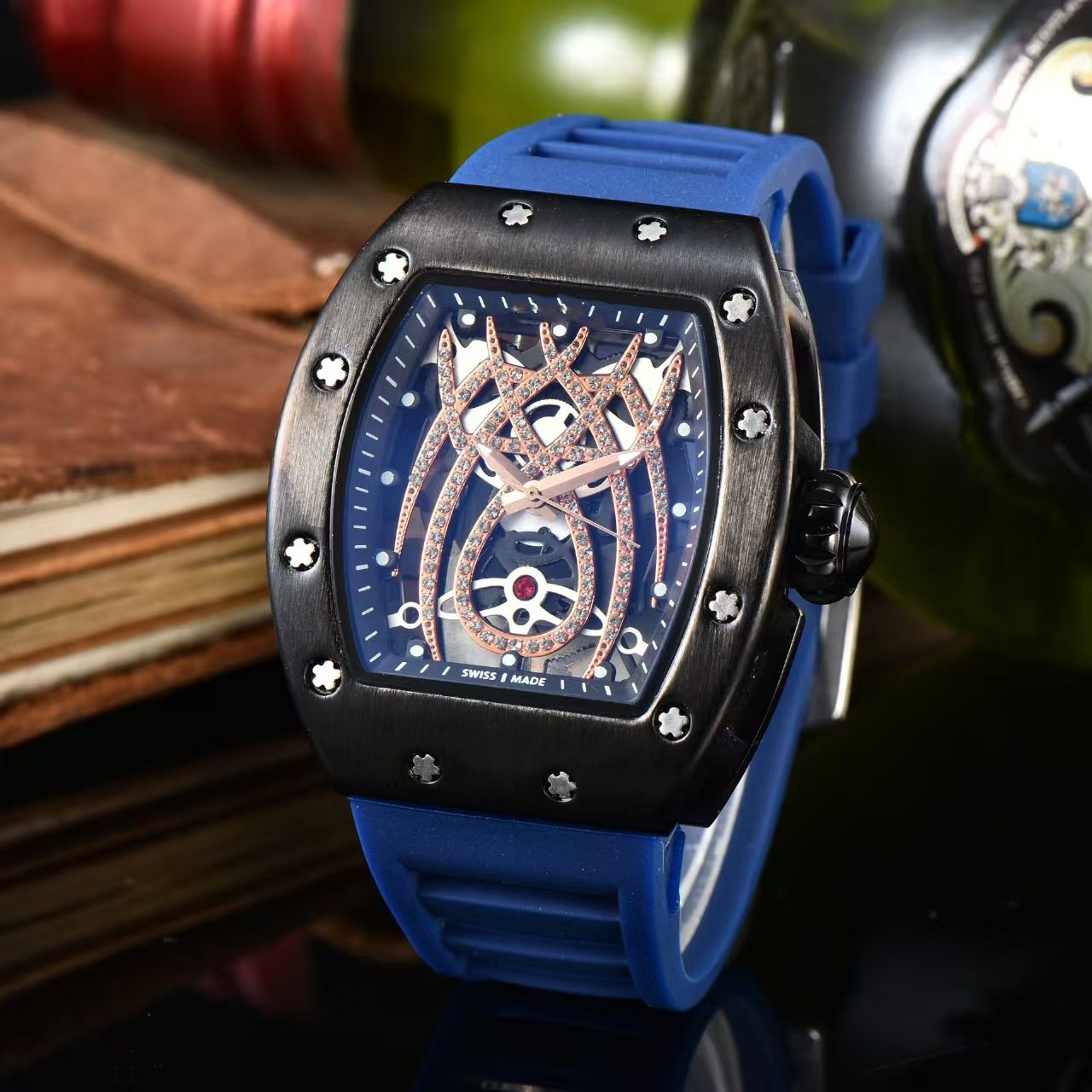 New European Style Men Quartz Watch, Fashion Trendy Versatile Business Casual Men Wristwatch - Image 3