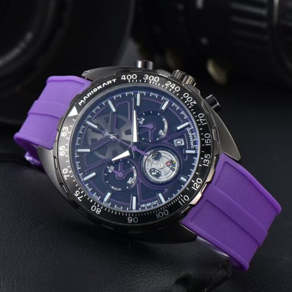 Sports Business Men Multifunctional Chronograph Watch, YP Style Waterproof Steel Band Wristwatch